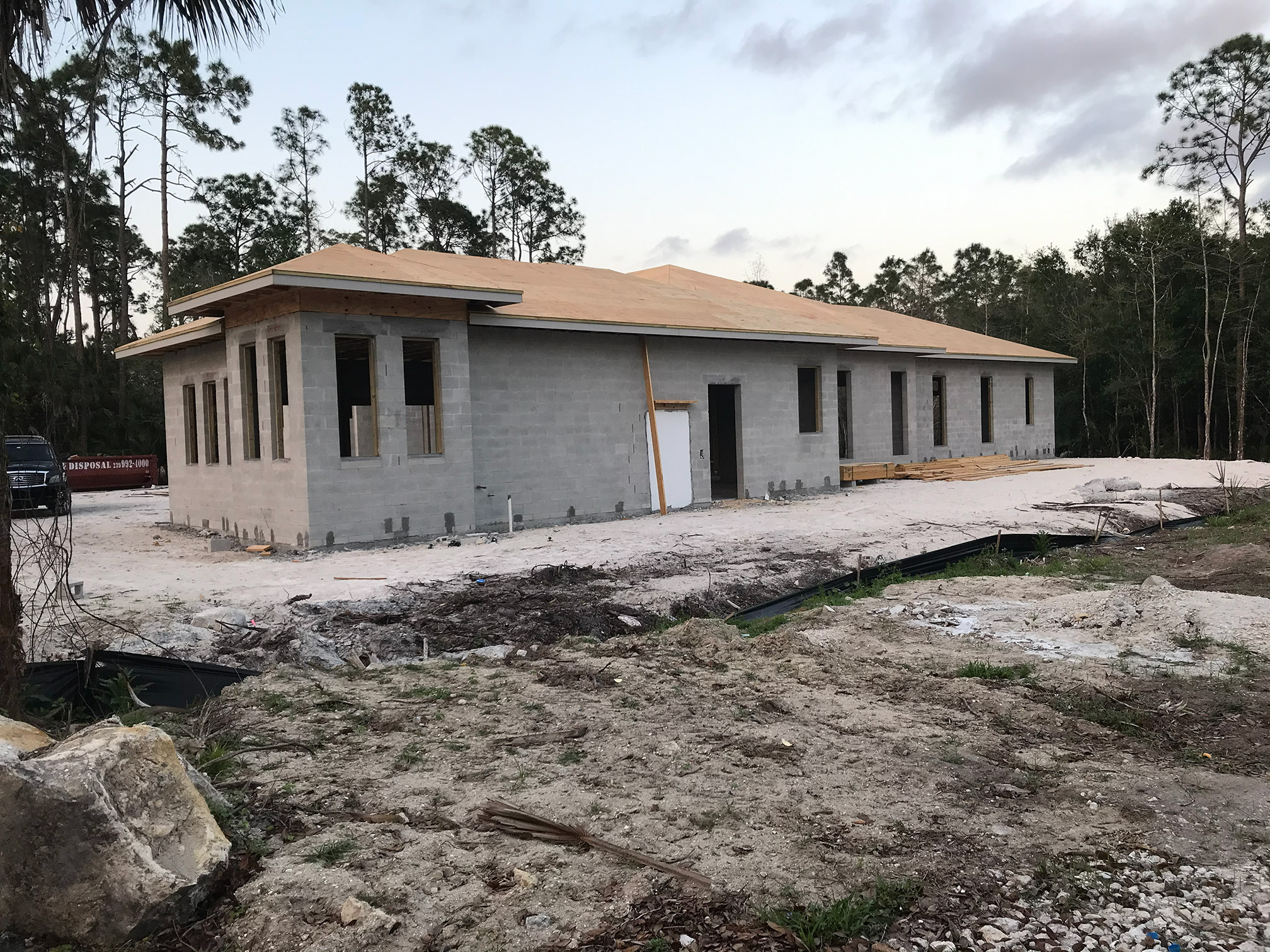 Custom home shell package in Naples